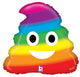 Emoji Rainbow Poop 20″ Balloon