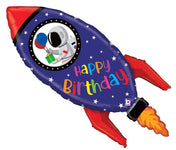 Mayflower Mylar & Foil Birthday Rocket 40″ Balloon