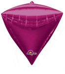 Mayflower Mylar & Foil Bright Pink Diamond 17″ Balloon