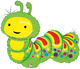 Caterpillar Garden Worm 32″ Balloon