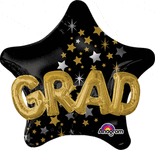 Mayflower Mylar & Foil Congrats Grad Star Multi Balloon 36″ Balloon