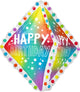 Happy Birthday Ruffle 27″ Balloon