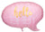Mayflower Mylar & Foil Hello Baby Pink 24″ Balloon