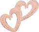 Interlocking Hearts Rose Gold 53″ Balloon