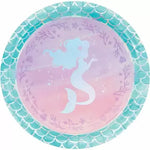 Mermaid Shine Plates 9″ by Creative Converting from Instaballoons