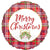 Merry Christmas Plaid 18″ Foil Balloon by Anagram from Instaballoons