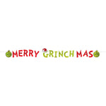 Merry Grinchmas Foil Paper Banner by Amscan from Instaballoons