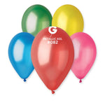Metallic Ass. 12″ Latex Balloons by Gemar from Instaballoons