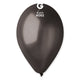 Globos de látex negro metálico de 12″ (50 unidades)