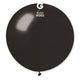 Globo Latex Negro Metálico 31″