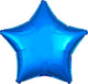 Metallic Blue Star 18″ Balloon