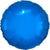 Metallic Blue Round Circle 18″ Foil Balloon by Anagram from Instaballoons