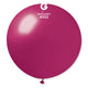 Metallic Burgundy 31″ Latex Balloon