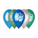 Metallic Father's Day Assortment 12″ Latex Balloons (50 count)