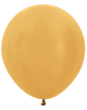 Metallic Gold 18″ Latex Balloons (25 count)