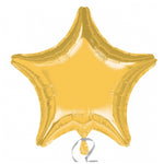 Metallic Gold Star 32″ Foil Balloon by Anagram from Instaballoons