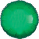 Metallic Green Round Circle 18″ Balloon