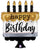 Metallic Happy Birthay Cake 28″ Foil Balloon by Betallic from Instaballoons