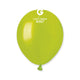 Globos de látex verde claro metálico de 5″ (100 unidades)