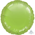 Metallic Lime Green Circle Round 18″ Foil Balloon by Anagram from Instaballoons