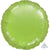 Metallic Lime Green Circle Round 18″ Foil Balloon by Anagram from Instaballoons