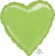 Metallic Lime Green Heart 18″ Balloon