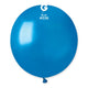 Globos de látex azul metalizado de 19″ (25 unidades)