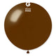 Metallic Metal Brown 31″ Latex Balloon
