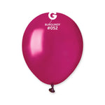 Metallic Metal Burgundy 5″ Latex Balloons by Gemar from Instaballoons