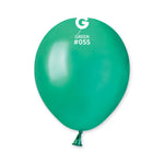 Metallic Metal Green 5″ Latex Balloons by Gemar from Instaballoons