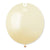 Metallic Metal Ivory 19″ Latex Balloons by Gemar from Instaballoons