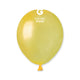Metallic Metal Mustard 5″ Latex Balloons (100 count)
