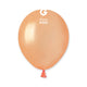 Metallic Metal Peach 5″ Latex Balloons (100 count)