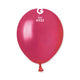 Metallic Metal Red 5″ Latex Balloons (100 count)