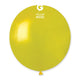 Metallic Metal Yellow 19″ Latex Balloons (25 count)