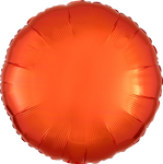 Metallic Orange Round Circle 18″ Foil Balloon by Anagram from Instaballoons