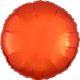 Metallic Orange Round Circle 18″ Balloon