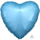 Metallic Pearl Pastel Blue Heart 18″ Balloon