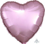 Metallic Pearl Pastel Pink Heart 18″ Foil Balloon by Anagram from Instaballoons