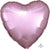 Metallic Pearl Pastel Pink Heart 18″ Foil Balloon by Anagram from Instaballoons