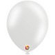 Globos de látex blanco perla metálico de 10″ (100 unidades)