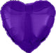 Metallic Purple Heart 18″ Balloon