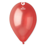 Metallic Red 12″ Latex Balloons by Gemar from Instaballoons
