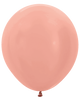 Globos de látex de 18″ de oro rosa metálico (25 unidades)