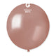 Metallic Rose Gold 19″ Latex Balloons (25 count)