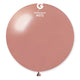 Globo de látex de 31″ de oro rosa metálico