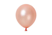 Metallic Rose Gold 5″ Latex Balloons by Winntex from Instaballoons