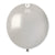 Metallic Silver 19″ Latex Balloons by Gemar from Instaballoons