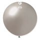 Metallic Silver 31″ Latex Balloon