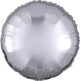 Metallic Silver Round Circle 18″ Balloon